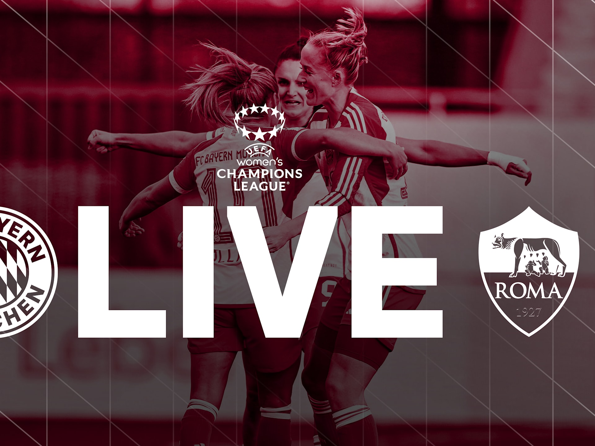Free live stream FC Bayern Women vs. AS Roma